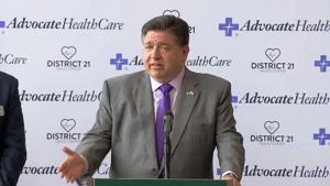 Pritzker: 'God was looking out for people' in storm-damaged Kankakee County