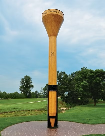 WORLD'S LARGEST GOLF TEE