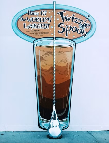 WORLD'S LARGEST SWIZZLE SPOON