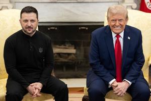 Trump, Zelenskyy meet as Russia accused of violating NATO nations' air space Trump, Zelenskyy meet as Russia accused of violating NATO nations' air space