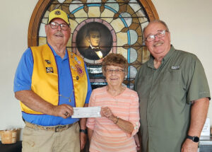 Patsy Phillips Wins annual Lions Club Raffle