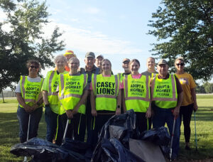 Casey Lions Club Cleans Up Rt 40