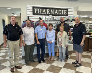 Casey Rotary Club stopped by the Pharmacie Shoppe