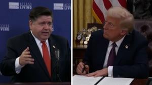 Pritzker blames Trump for partial government shutdown Pritzker blames Trump for partial government shutdown
