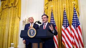 Johnson tells Democrats to 'bring it' over pay for U.S. troops Johnson tells Democrats to 'bring it' over pay for U.S. troops