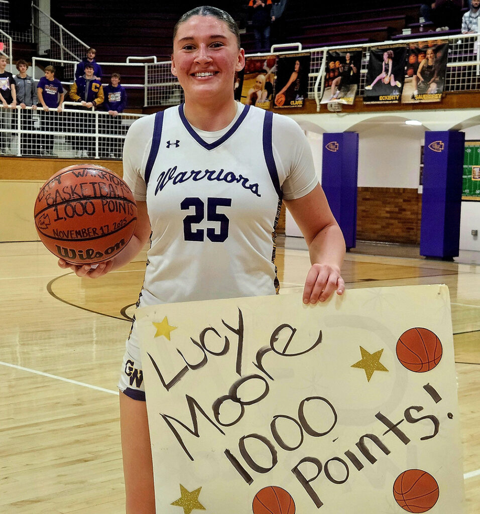 VGBB-LucyMoore-1000thCareerPoints